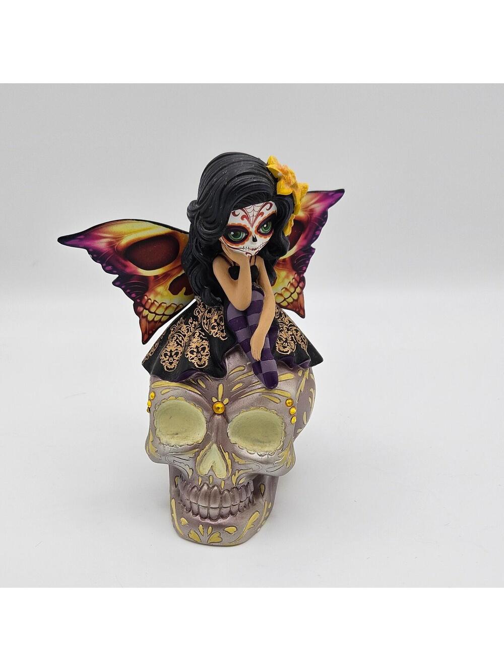 w/COA Jasmine Becket Griffith Spirit of Inspiring Hope Skull Fairy Figure #6314